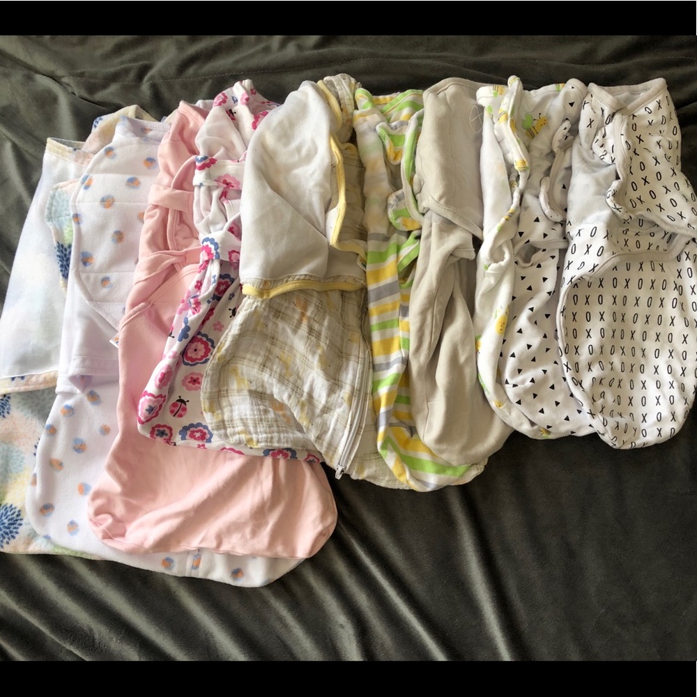 Bundle of sleep sacks.